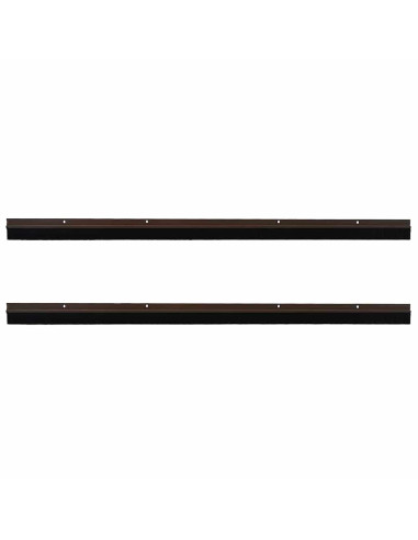 Spazzole per porte a vite 2 pcs Marrone 100 cm