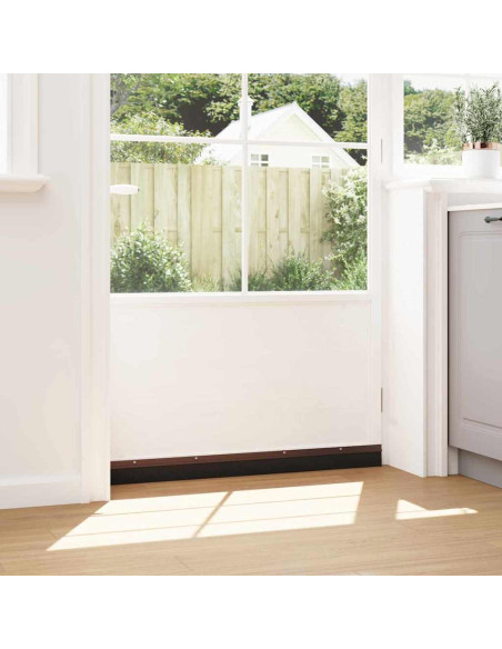 Spazzole per porte a vite 2 pcs Marrone 100 cm