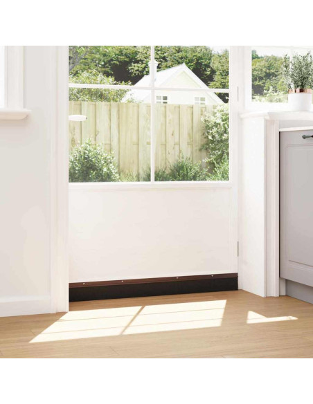 Spazzole per porte a vite 2 pcs Marrone 100 cm