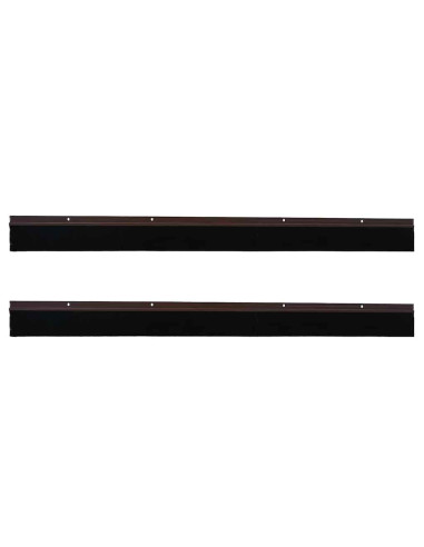 Spazzole per porte a vite 2 pcs Marrone 100 cm