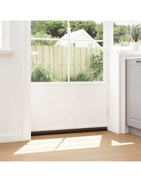 Spazzole per porte a vite 6 pcs Marrone 100 cm