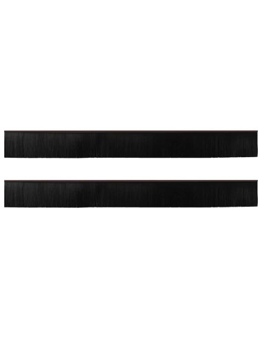 Spazzole per porte a vite 2 pcs Marrone 100 cm