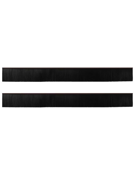 Spazzole per porte a vite 2 pcs Marrone 100 cm