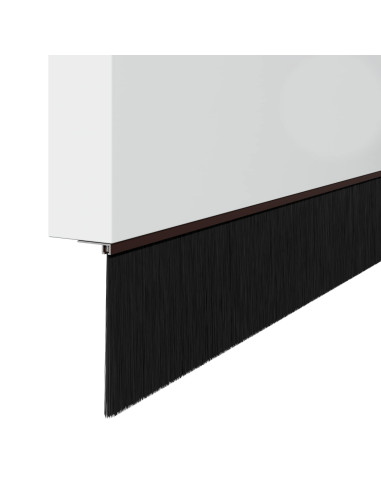 Spazzole per porte a vite 12 pcs Marrone 100 cm