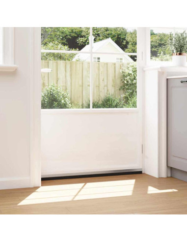 Spazzole per porte autoadesive 12 pcs Argento 100 cm