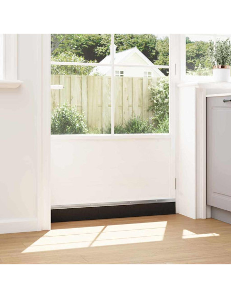 Spazzole per porte a vite 2 pcs Argento 100 cm