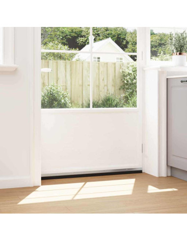 Spazzole per porte a vite 6 pcs Argento 100 cm