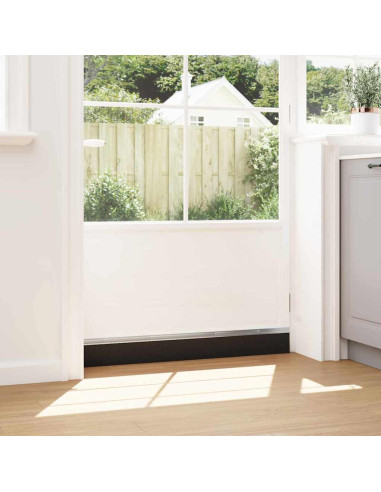 Spazzole per porte a vite 12 pcs Argento 100 cm