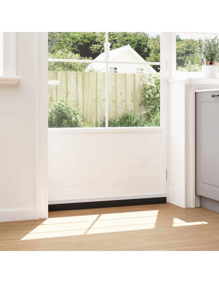 Spazzole per porte autoadesive 2 pcs Bianco 100 cm