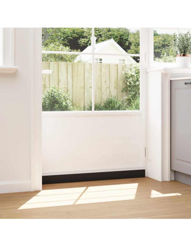 Spazzole per porte autoadesive 2 pcs Bianco 100 cm