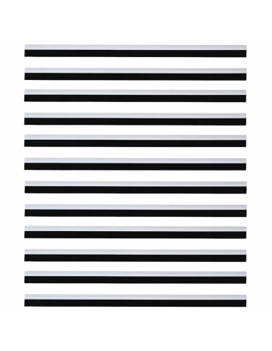Spazzole per porte autoadesive 12 pcs Bianco 100 cm