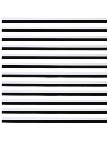 Spazzole per porte a vite 12 pcs Bianco 100 cm