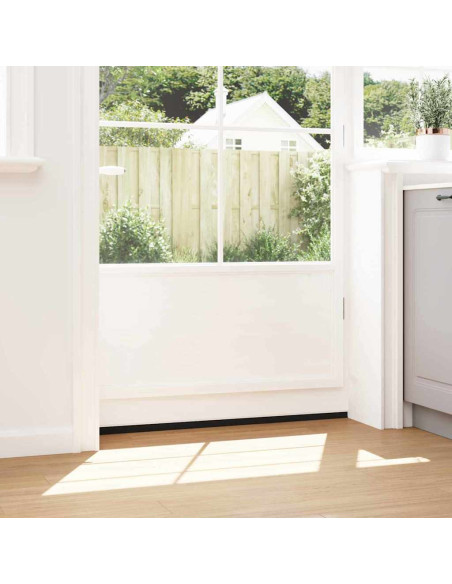 Spazzole per porte a vite 6 pcs Bianco 100 cm Lega di alluminio