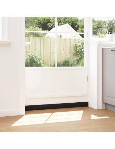 Spazzole per porte a vite 6 pcs Bianco 100 cm Lega di alluminio