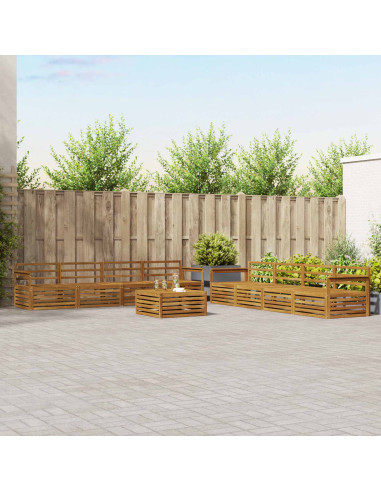 Set di divani 9 pcs Naturale