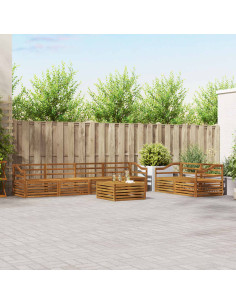 Set di divani 7 pcs Naturale