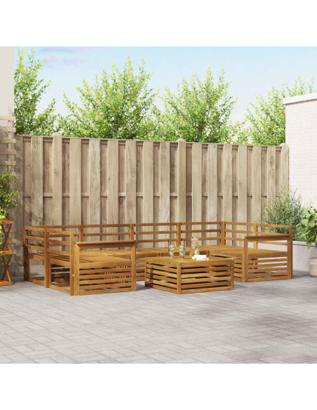 Set di divani 7 pcs Naturale