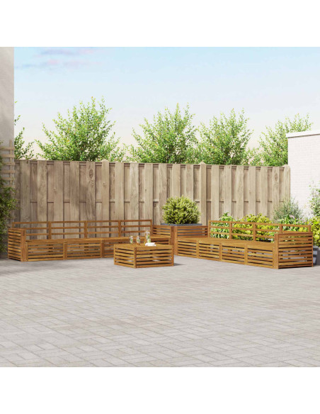 Set di divani 9 pcs Naturale