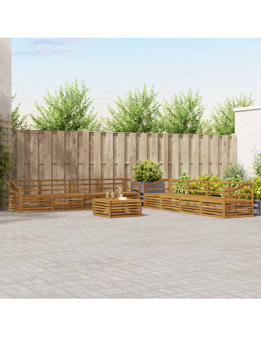 Set di divani 9 pcs Naturale