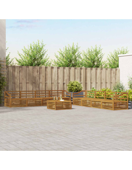 Set di divani 9 pcs Naturale