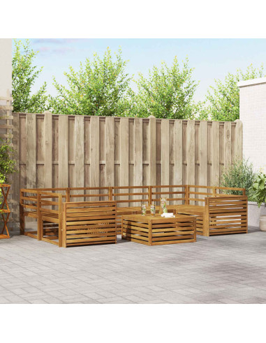 Set di divani 7 pcs Naturale