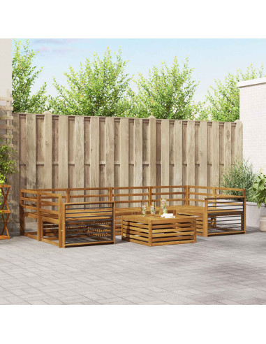 Set di divani 7 pcs Naturale