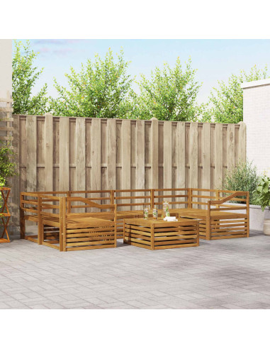 Set di divani 7 pcs Naturale