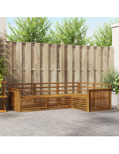 Set di divani 4 pcs Naturale