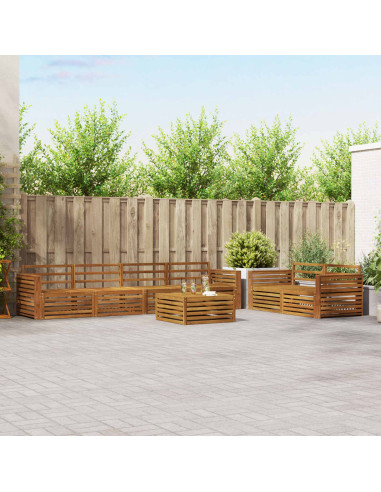 Set di divani 7 pcs Naturale