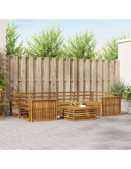 Set di divani 7 pcs Naturale