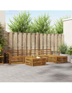 Set di divani 6 pcs Naturale