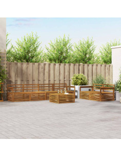 Set di divani 7 pcs Naturale