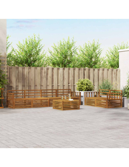 Set di divani 7 pcs Naturale