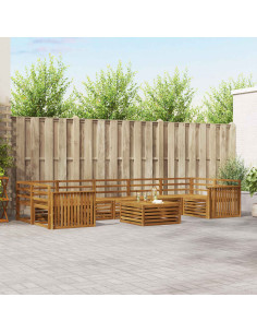 Set di divani 8 pcs Naturale