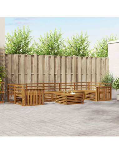 Set di divani 8 pcs Naturale