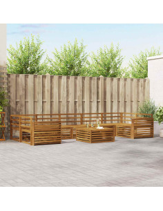 Set di divani 8 pcs Naturale