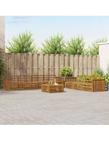 Set di divani 8 pcs Naturale