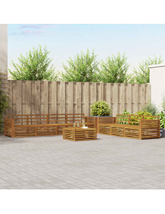 Set di divani 8 pcs Naturale