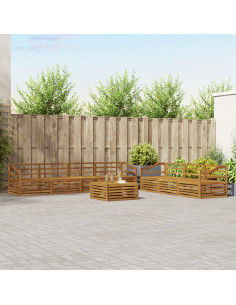 Set di divani 8 pcs Naturale