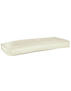 Cuscino Crema 100 x 40 x 8 cm Tessuto Oxford