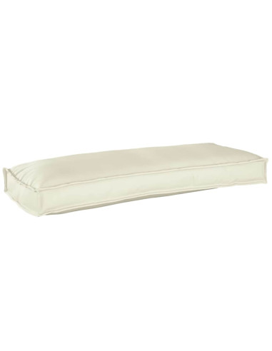 Cuscino Crema 100 x 40 x 8 cm Tessuto Oxford