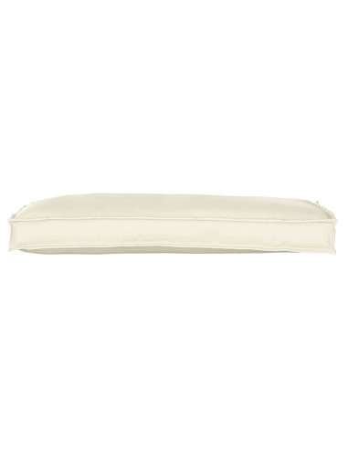 Cuscino Crema 100 x 40 x 8 cm Tessuto Oxford