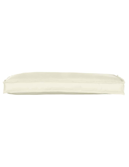 Cuscino Crema 100 x 40 x 8 cm Tessuto Oxford