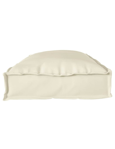 Cuscino Crema 100 x 40 x 8 cm Tessuto Oxford