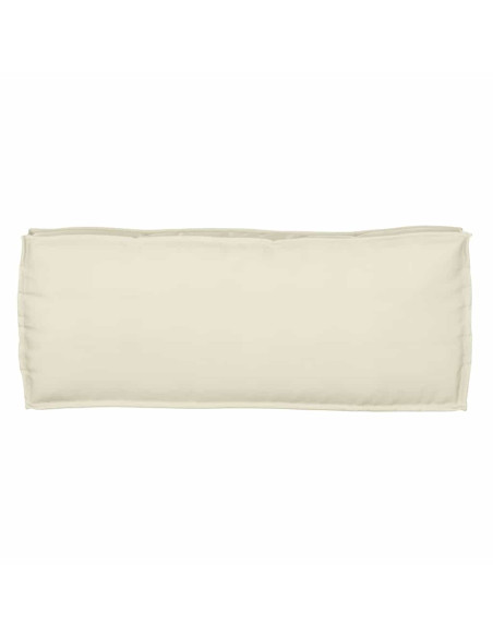 Cuscino Crema 100 x 40 x 8 cm Tessuto Oxford