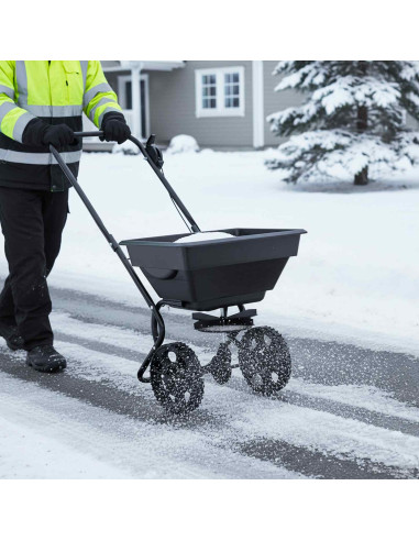 Spanditore Nero 47 x 82 x 75 cm PVC e Acciaio