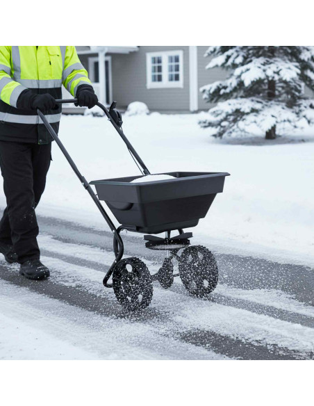 Spanditore Nero 47 x 82 x 75 cm PVC e Acciaio