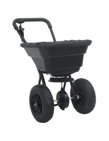 Spanditore Nero 53 x 81,5 x 78 cm PVC e Acciaio