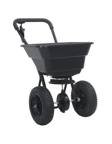 Spanditore Nero 53 x 81,5 x 78 cm PVC e Acciaio