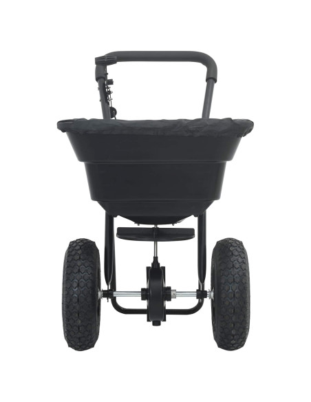 Spanditore Nero 53 x 81,5 x 78 cm PVC e Acciaio